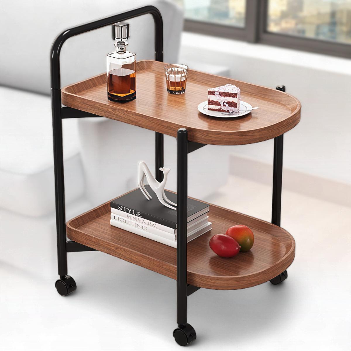 Столик кавовий журнальний 2-х ярусний 68х60х40 см (ZM-1642 17388)