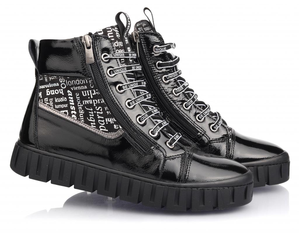 Черевики осінні Topitop для дівчаток 829 р. 39 Чорний