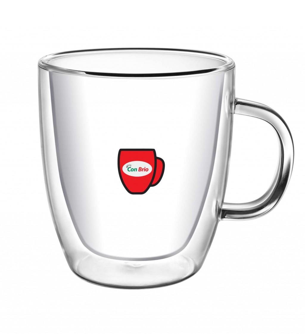 Набір чашок з подвійними стінками Con Brio CB-8435-2 350 мл 2 шт. (17059)