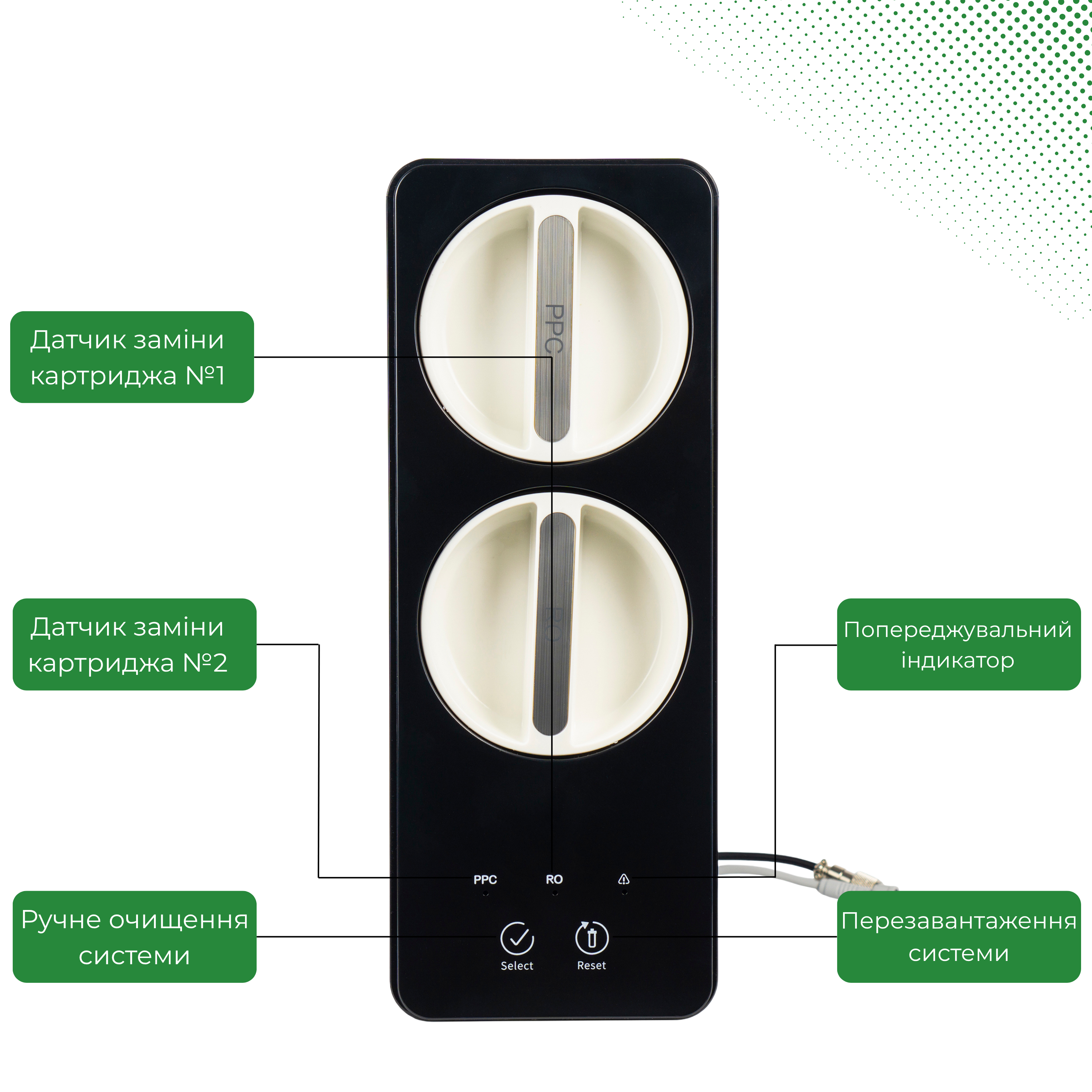Фільтр для питної з системою зворотного осмосу VIO AW-RL03-600G під мийку (25876451) - фото 3 Фільтр для питної з системою зворотного осмосу VIO AW-RL03-600G під мийку (25876451) - фото 3