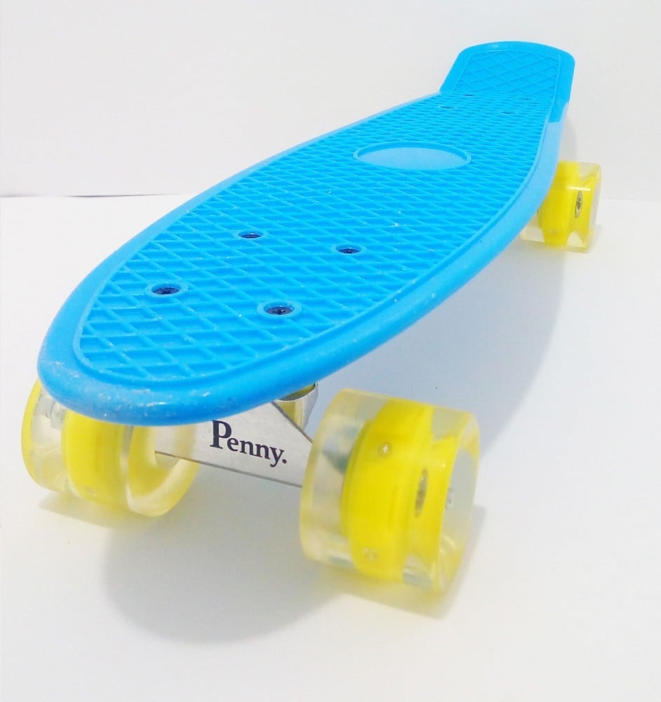 Пенніборд Penny Classic 22" колеса з підсвіткою Блакитний (2T2029)