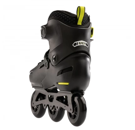 Ролики детские Rollerblade Apex 3WD р. 37-40 Черно-салатовый (2051166/37-40) - фото 4