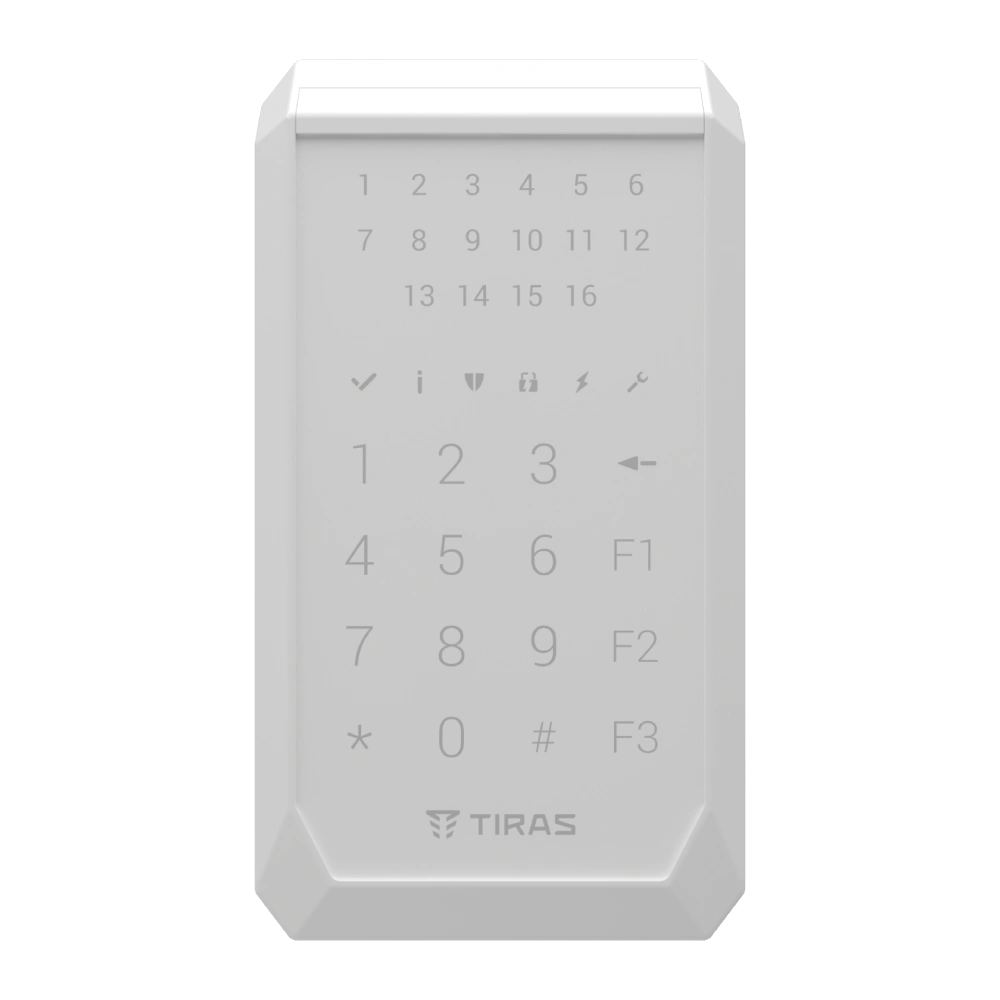 Клавиатура TIRAS K-PAD16 White (99-00010048) - фото 4 Клавиатура TIRAS K-PAD16 White (99-00010048) - фото 4