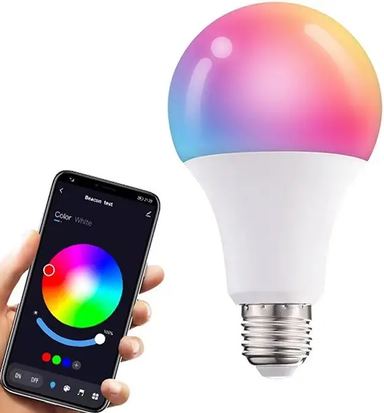 Розумна лампочка Tuya Smart LED WiFi E27 RGB 2700K-6500 K 15W (30251947) - фото 10 Розумна лампочка Tuya Smart LED WiFi E27 RGB 2700K-6500 K 15W (30251947) - фото 10