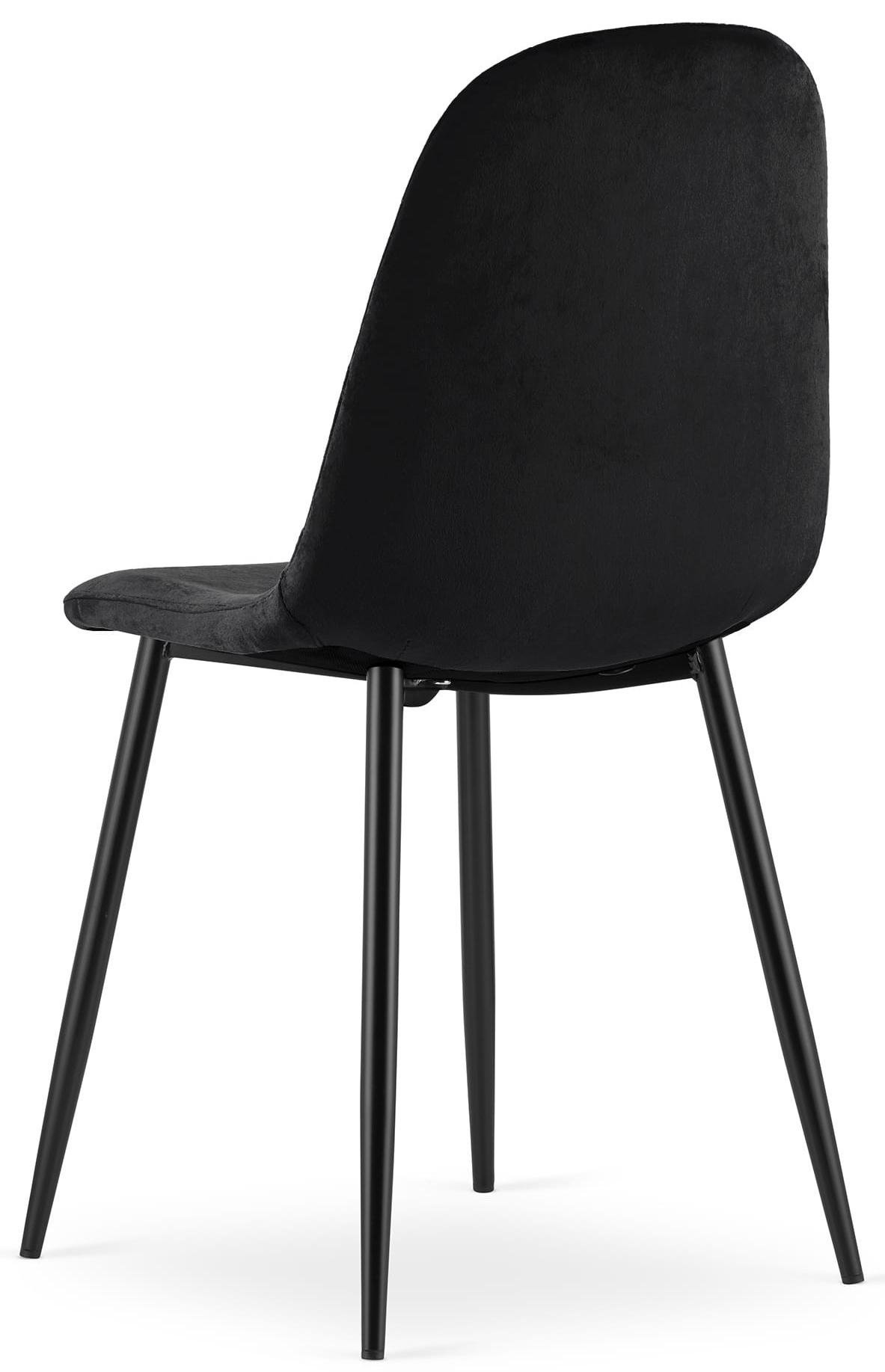 Стулья кухонные комплект 4 шт Homart VCM-005B велюр Черный (9909) - фото 6 Стулья кухонные комплект 4 шт Homart VCM-005B велюр Черный (9909) - фото 6