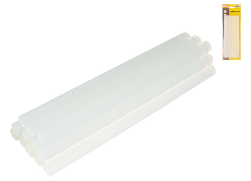 Стрижні клейові MasterTool 11,2х200 мм 12 шт. Прозорий (42-0153)