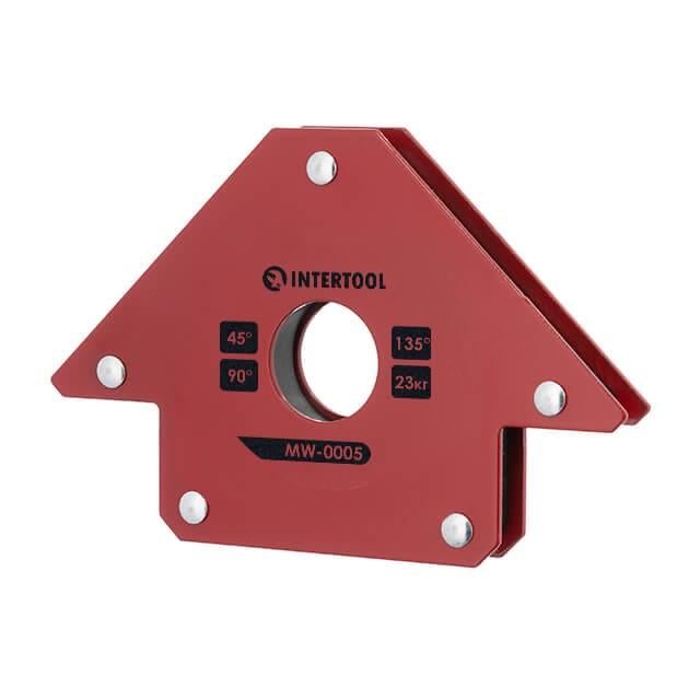 Тримач магнітний для зварювання стріла Intertool MW-0005 45°/90°/135° 23 кг 90х100х17 мм