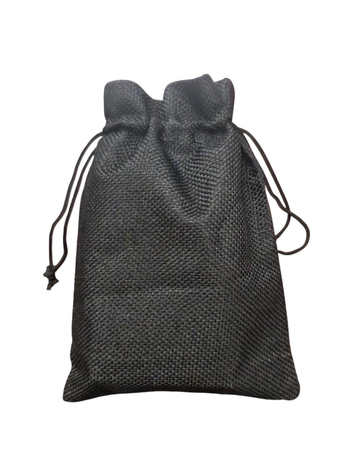 Мешочек льняной для карт таро 17,5х12,5 см Черный - фото 1 Мешочек льняной для карт таро 17,5х12,5 см Черный - фото 1