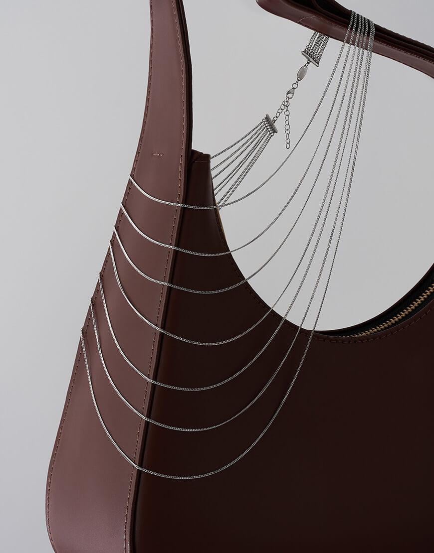 Намисто Waterfall жіноче IVA JEWELRY срібне One size