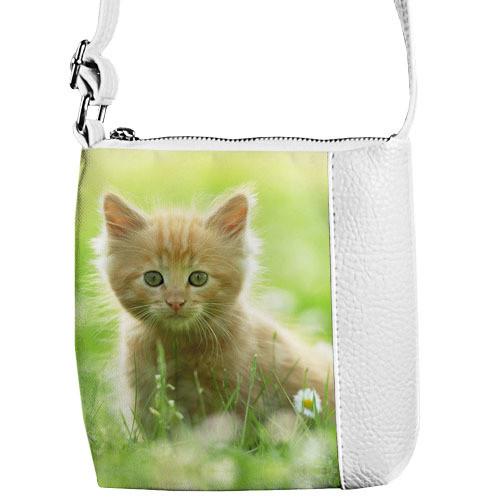 Сумка детская Presentville Little prince/princess Котенок в одуванчиках (PSD_15S014_WH)