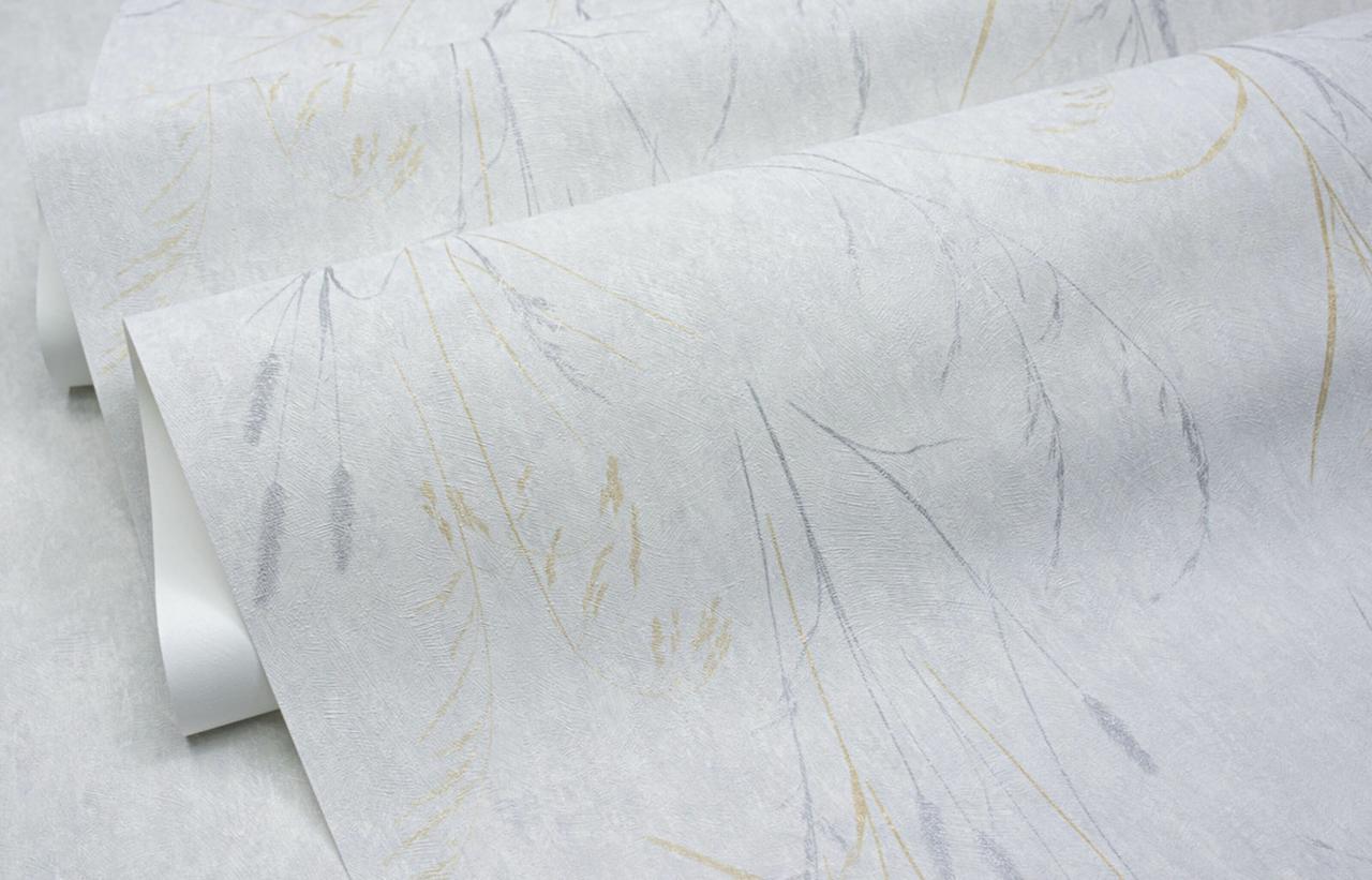 Обои флизелиновые SINTRA Grassland 533215 декор винил горячего тиснения 1,06х10,05 м Серый