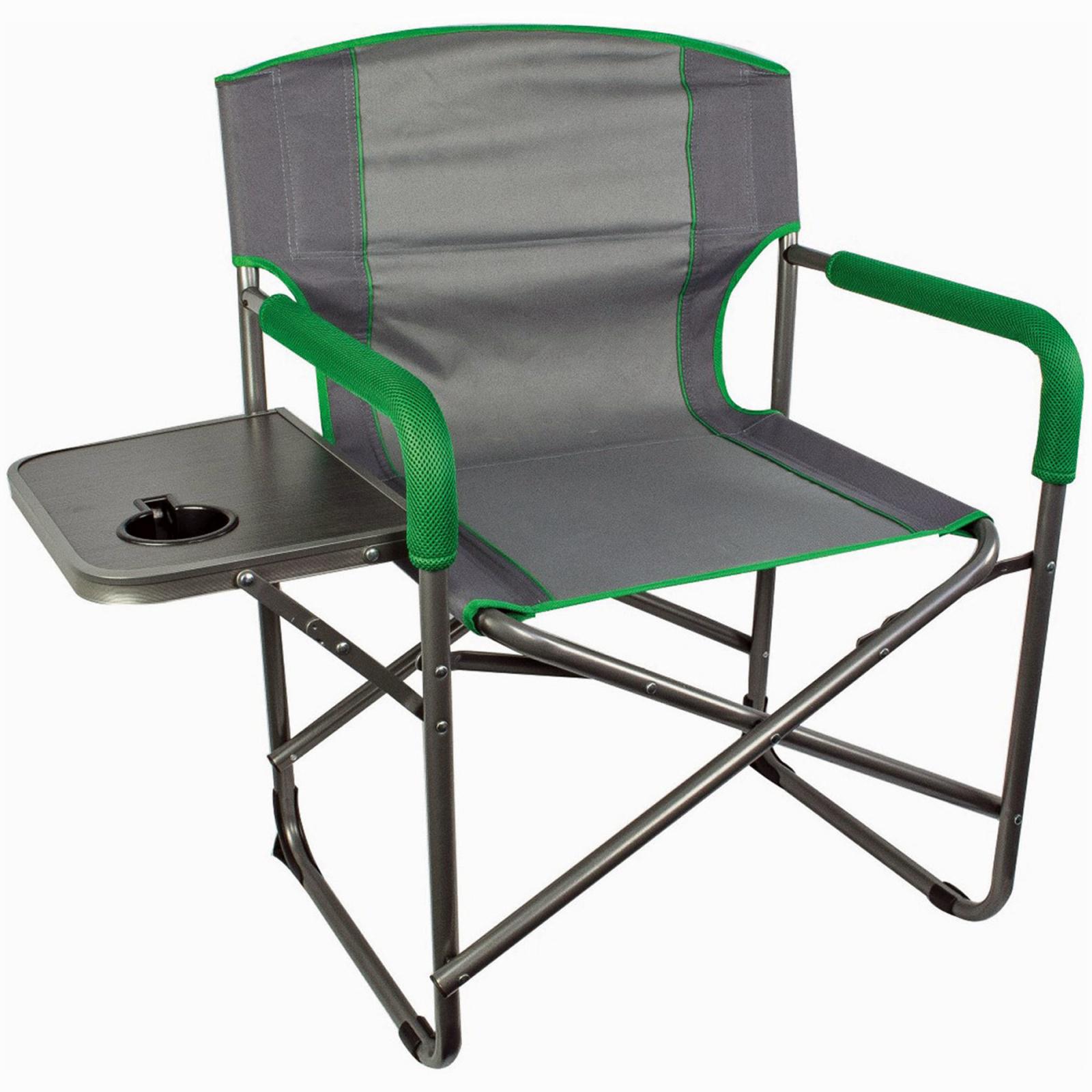 Стул туристический Highlander Directors With Side Table Grey