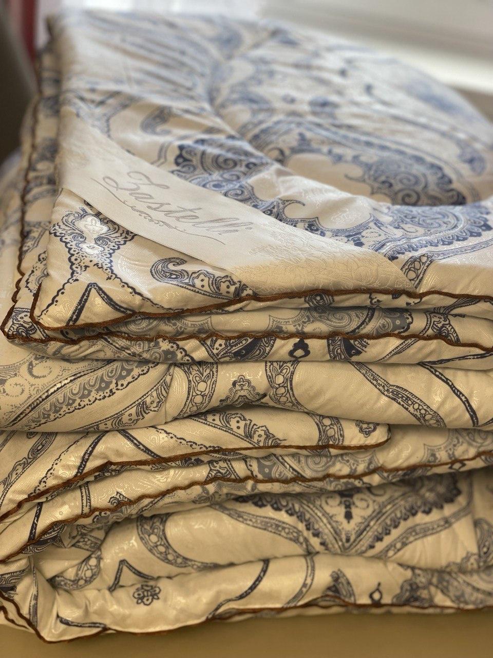 Одеяло жаккард Zastelli 200x220 см Голубой (17650) - фото 6 Одеяло жаккард Zastelli 200x220 см Голубой (17650) - фото 6