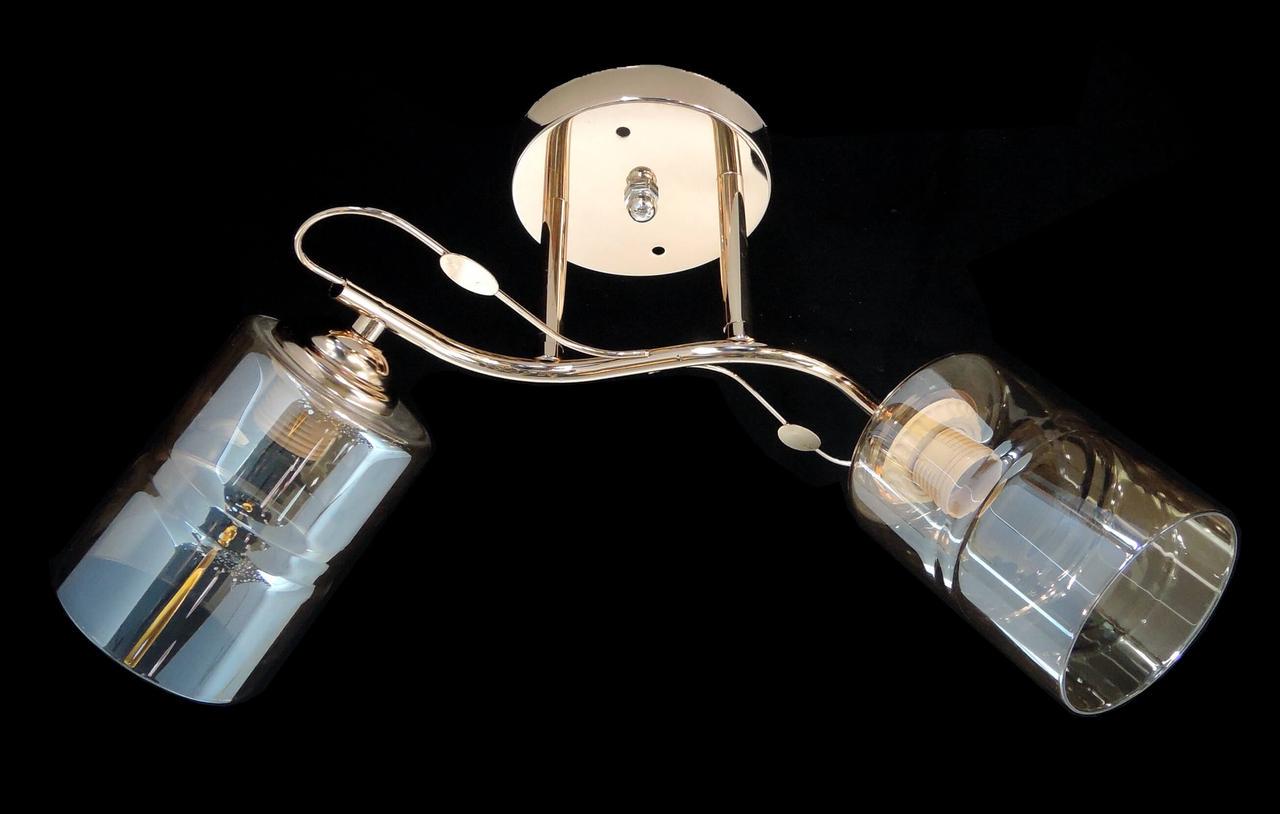 Люстра Svlight потолочная классическая двухламповая 7387-2А Золотой (1432322797)