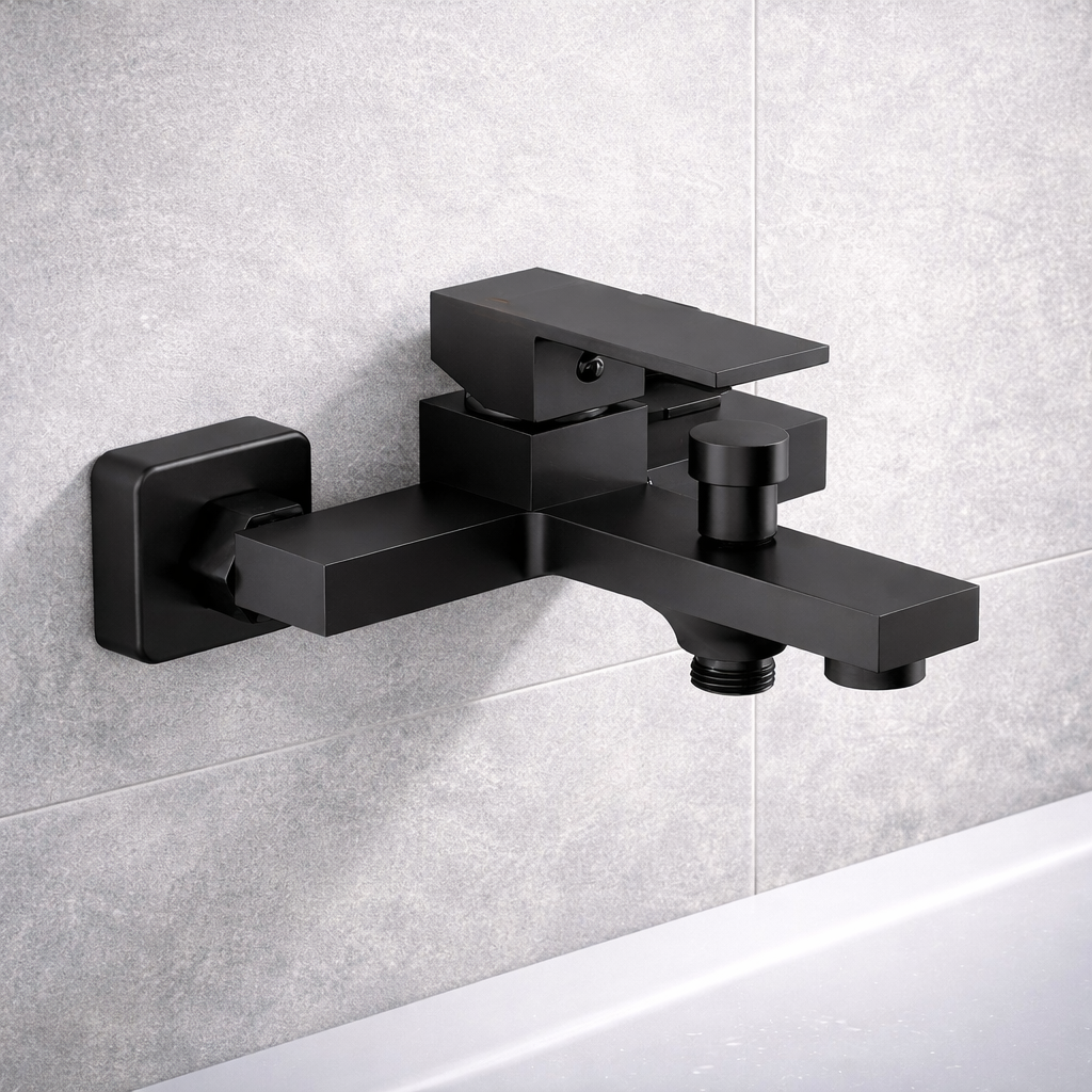 Змішувач для ванної кімнати Bathtub Faucet YLN1999-2H Чорний матовий (YLN19992H)