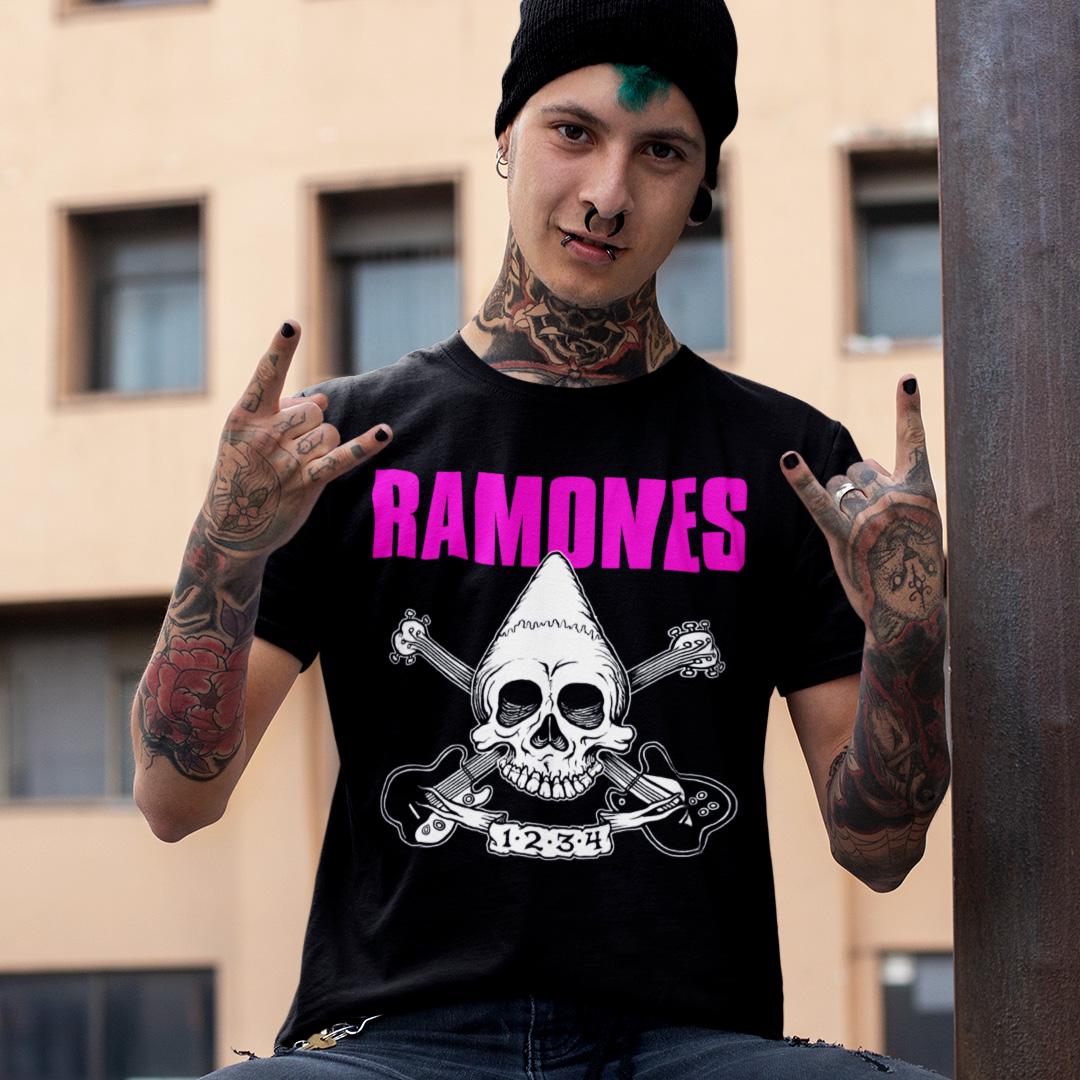 Футболка унисекс Ramones 1 2 3 4 4XL Черный (0000011720)