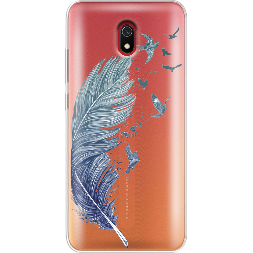 Чехол Boxface Xiaomi Redmi 8A Feather Прозрачный силикон (38341-cc38-38341)