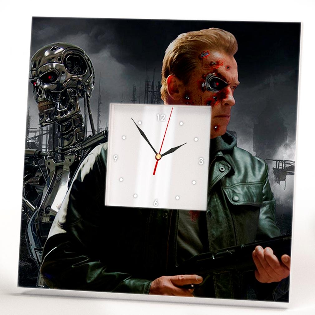 Часы Фильм "Terminator" Арнольд Шварценеггер 260x260 мм (C03292)