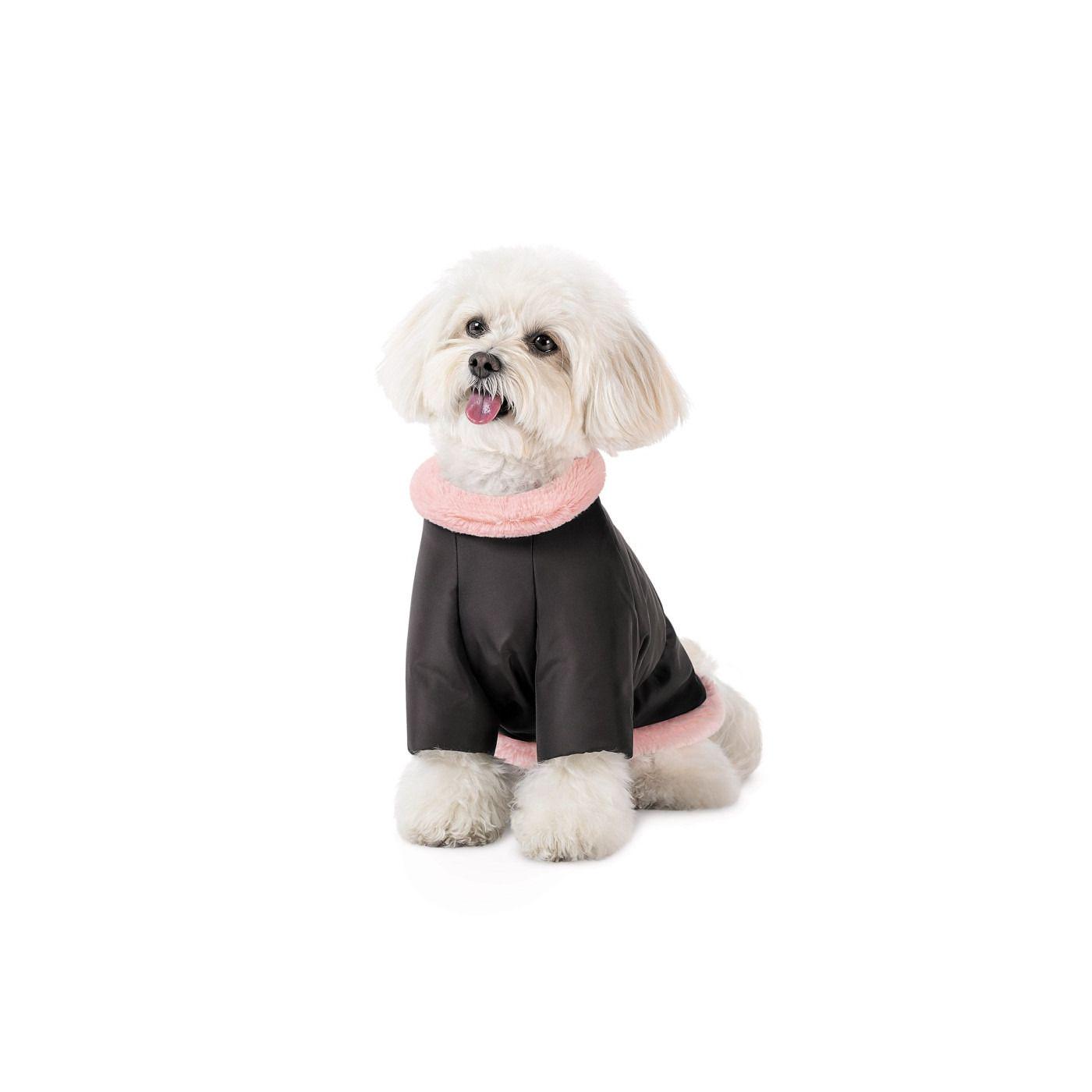 Куртка для собак Pet Fashion Mery для дівчаток ХS Чорний/Рожевий (PR244313) - фото 2