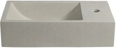 Умивальник Sapho Crest R Z Korkiem 40х22 см Бежевий/Граніт (AR413) - фото 5 Умивальник Sapho Crest R Z Korkiem 40х22 см Бежевий/Граніт (AR413) - фото 5