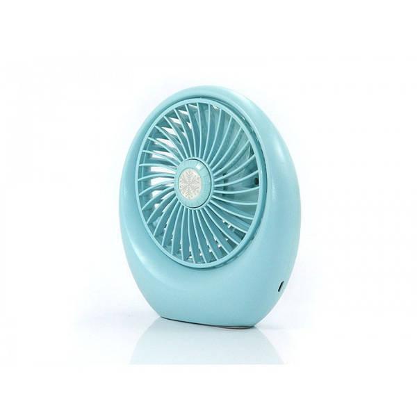 Вентилятор портативний настільний Xo Mini Fan USB Блакитний (SQ1978A)