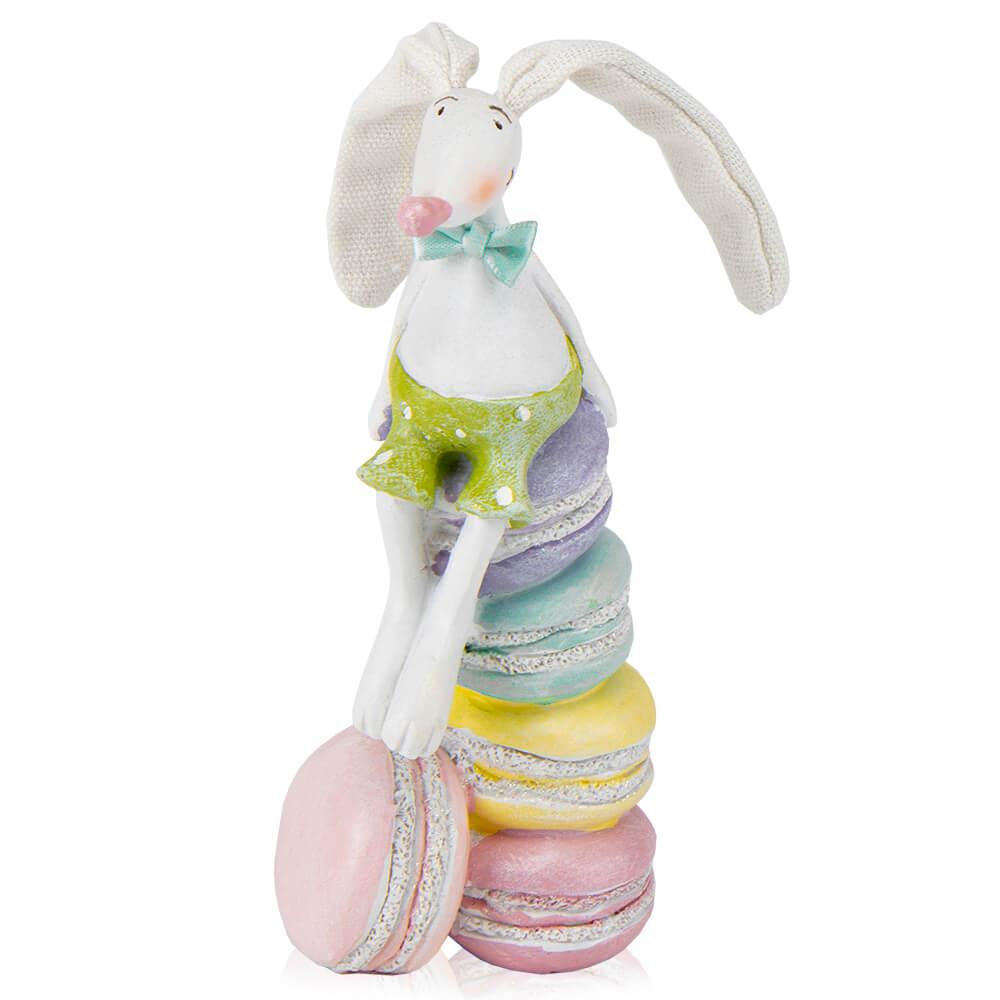 Декоративная пасхальная фигурка Elisey Кролик с макаронсами (6013-038)