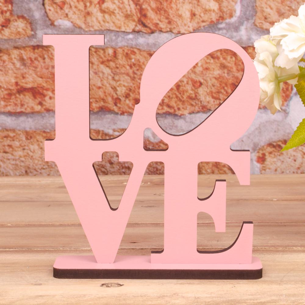 Статуэтка Love Розовый (4759)