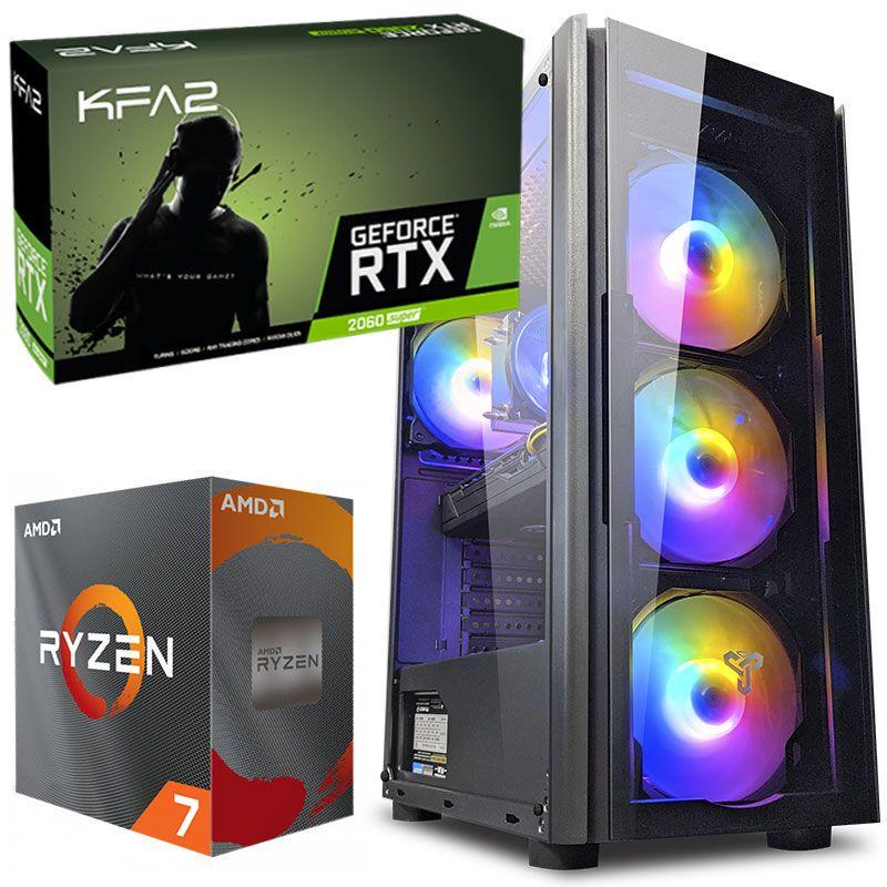 Игровой компьютер Ryzen 7 8 ядер RTX 2060 SUPER 8 Gb 32 Gb DDR4 SSD M.2 ZEVS PC12720PRO (2655118869) - фото 2 Игровой компьютер Ryzen 7 8 ядер RTX 2060 SUPER 8 Gb 32 Gb DDR4 SSD M.2 ZEVS PC12720PRO (2655118869) - фото 2
