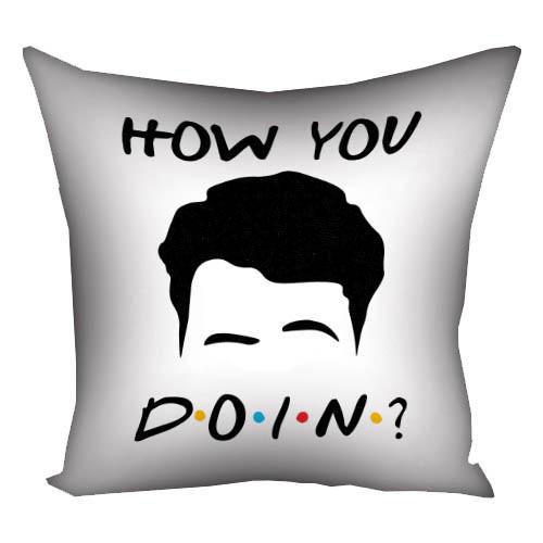 Декоративна подушка з принтом How you doin? 30x30 см (3P_DR002)