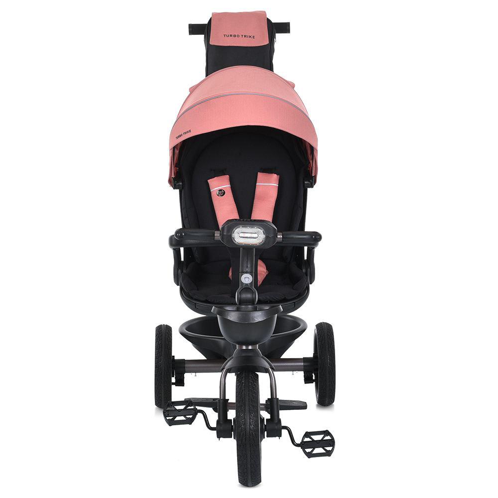 Велосипед дитячий 3-х колісний Turbo Trike MT 1002-6 від 1,5 до 3 років поворотне сидіння Рожевий (24604077) - фото 2 Велосипед дитячий 3-х колісний Turbo Trike MT 1002-6 від 1,5 до 3 років поворотне сидіння Рожевий (24604077) - фото 2