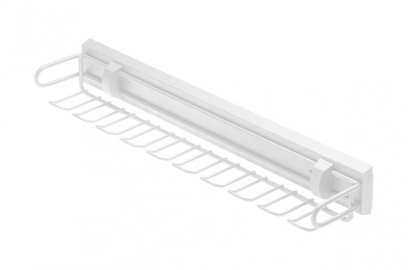 Вешалка для ремней и галстуков SMART без напрявляющих Белый (W-WKRP-BP-10)