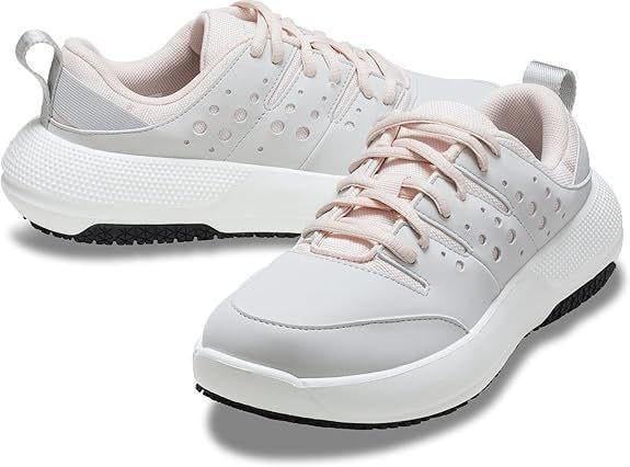 Кросівки жіночі Crocs On The Clock Work Sneaker Atmosphere/Multi Сірий (27470)