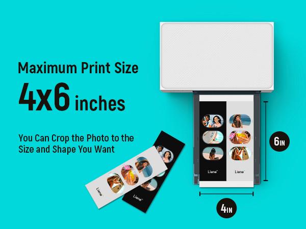 Фотобумага Liene SD21-80 с двумя цветными лентами 80 листов 4x6" для фотопринтера - фото 2