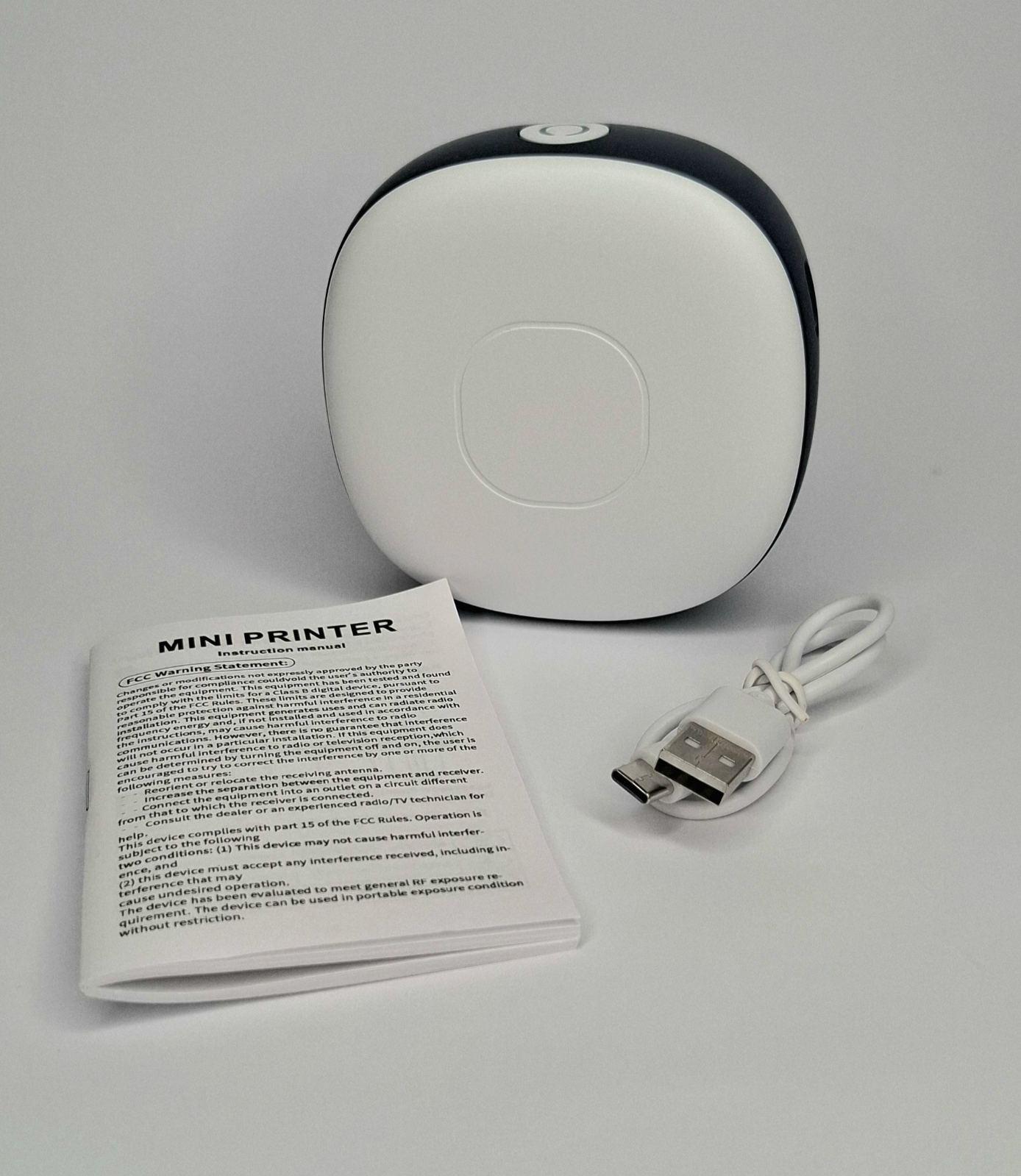 Принтер Mini Printer для телефона с термопечатью DS-343 Черный - фото 4 Принтер Mini Printer для телефона с термопечатью DS-343 Черный - фото 4