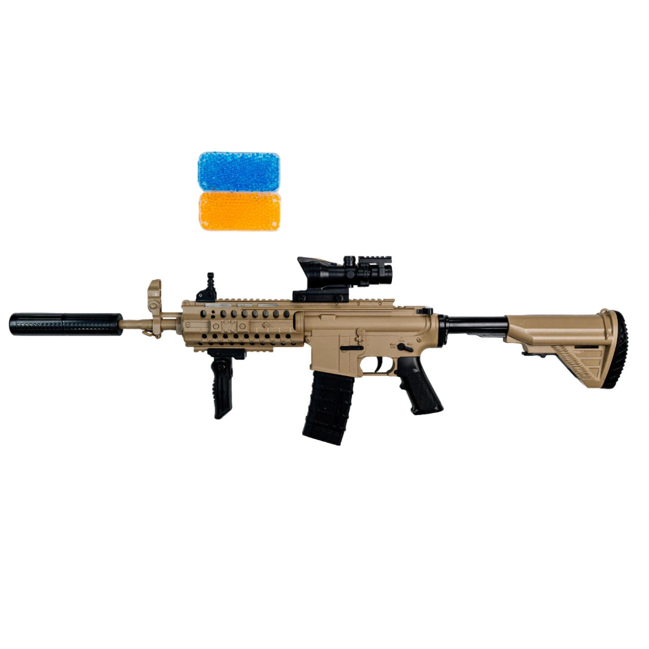 Автомат гелевой XS-1803 с орбизами Beige (HK416)