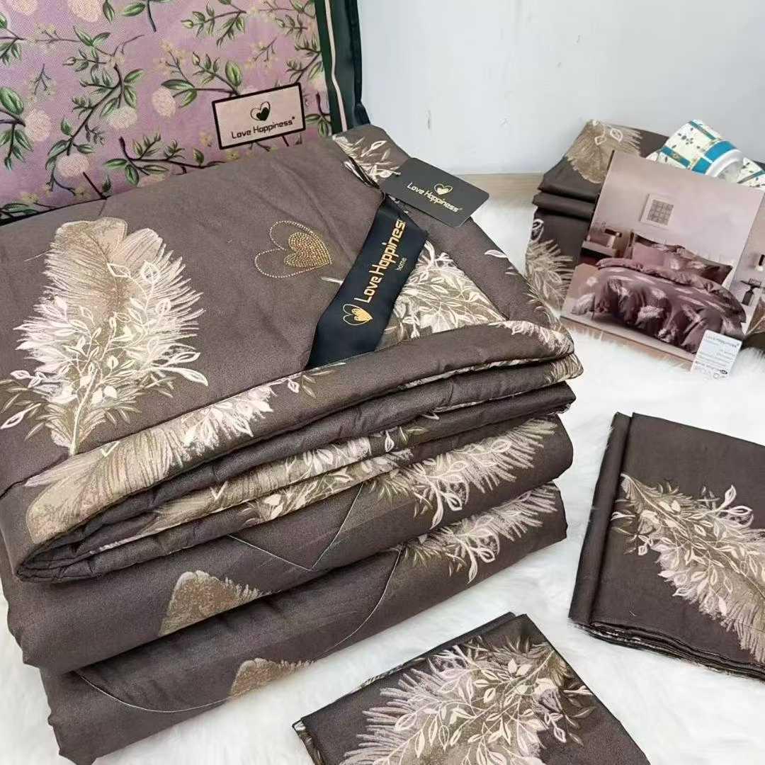 Комплект постільної білизни з ковдрою євро (70991)