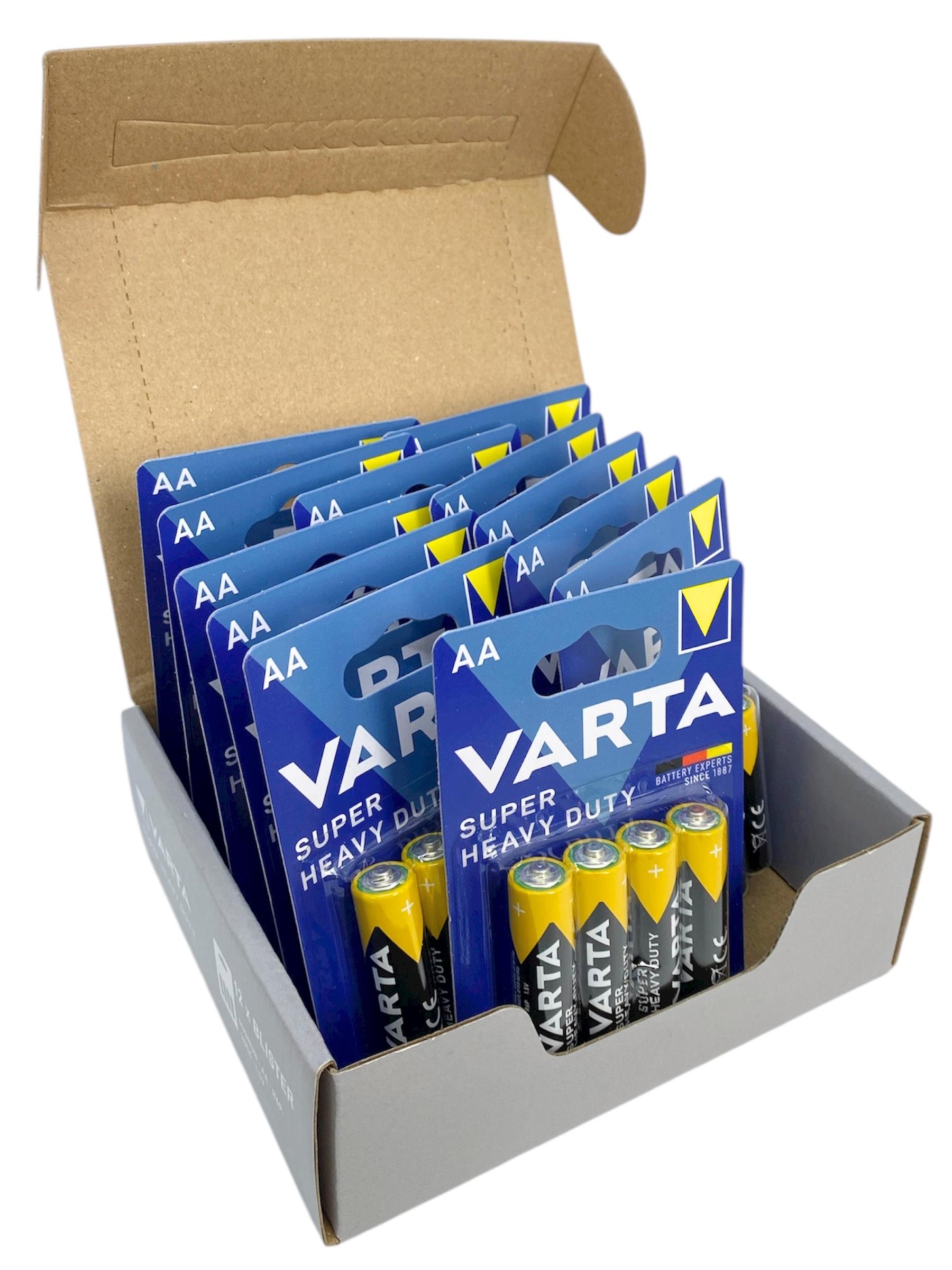 Батарейки пальчиковые VARTA SuperLife солевые АА R6P 48 шт. (29467744)