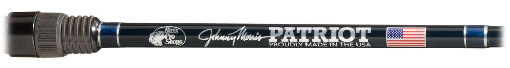 Удилище спиннинговое одночастное Bass Pro Shops Johnny Morris Patriot Spinning Rod 2,13 м 3,5-14 г Fast (2385877) - фото 2