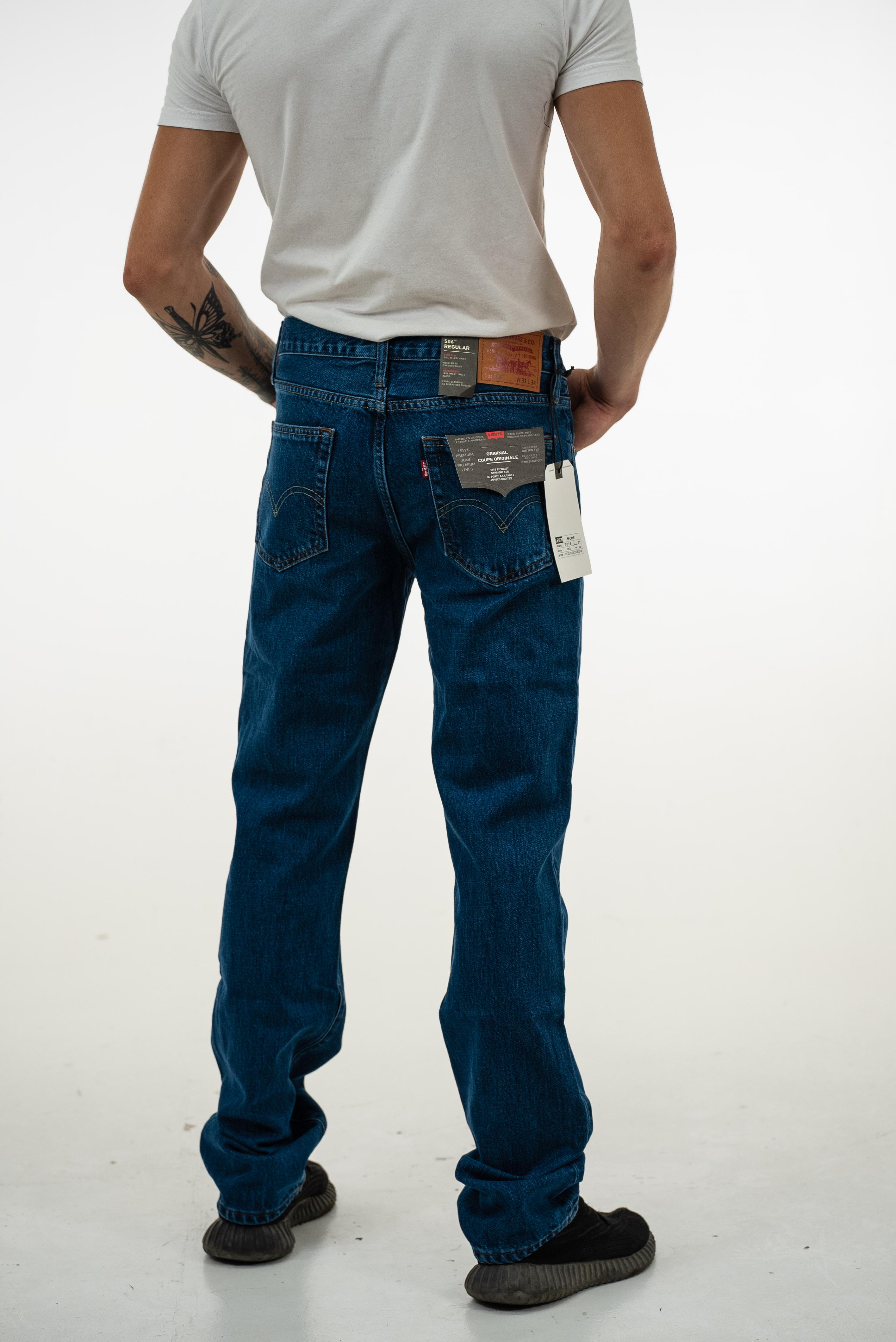 Джинси чоловічі Levi's 506 7016-02 W32 L34 (12361958) - фото 6