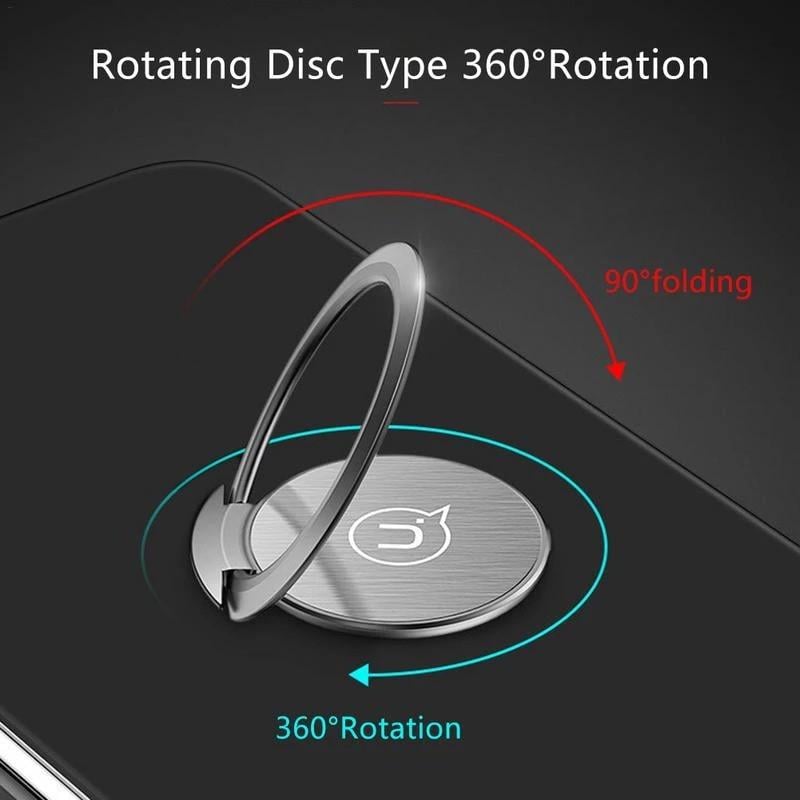 Кольцо-держатель для телефона Usams US-ZJ038 Серый - фото 3