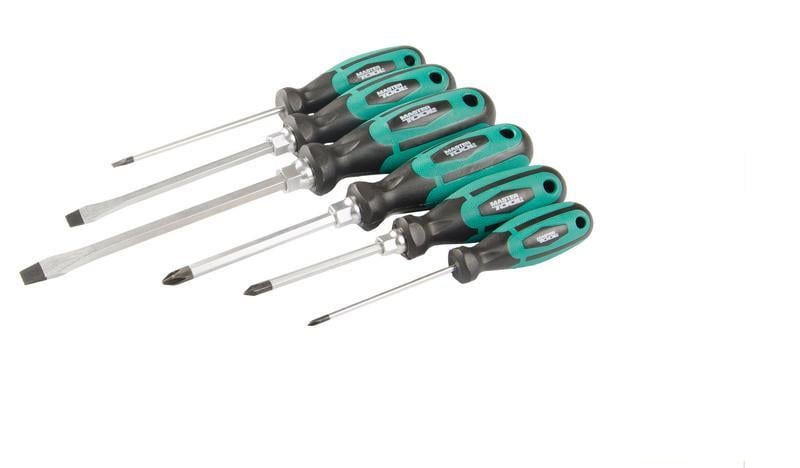Набір викруток MasterTool GM посилених 6 шт. (40-1152)