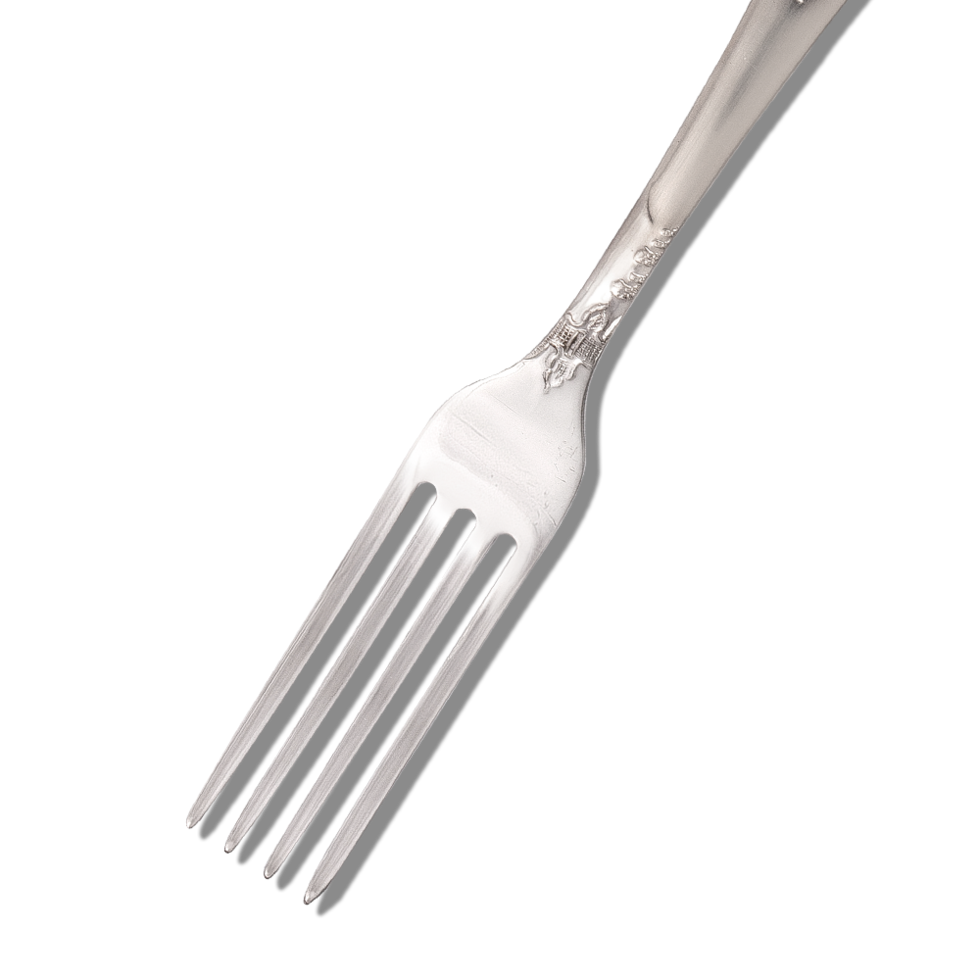 Вилка десертная Classic мельхиор посеребренная (20493) - фото 6