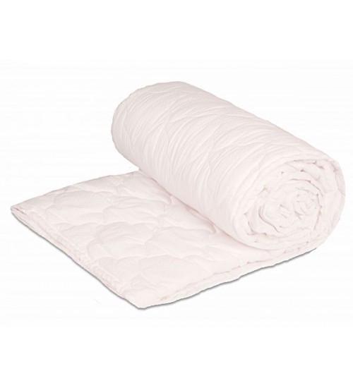 Одеяло закрытое однотонное овечья шерсть/микрофибра двуспальное Евро 200х220 (5481613E)