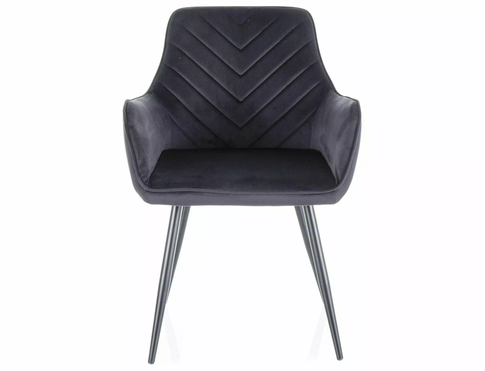 Стілець кухонний Signal FIG VELVET Чорний (15348152) - фото 3