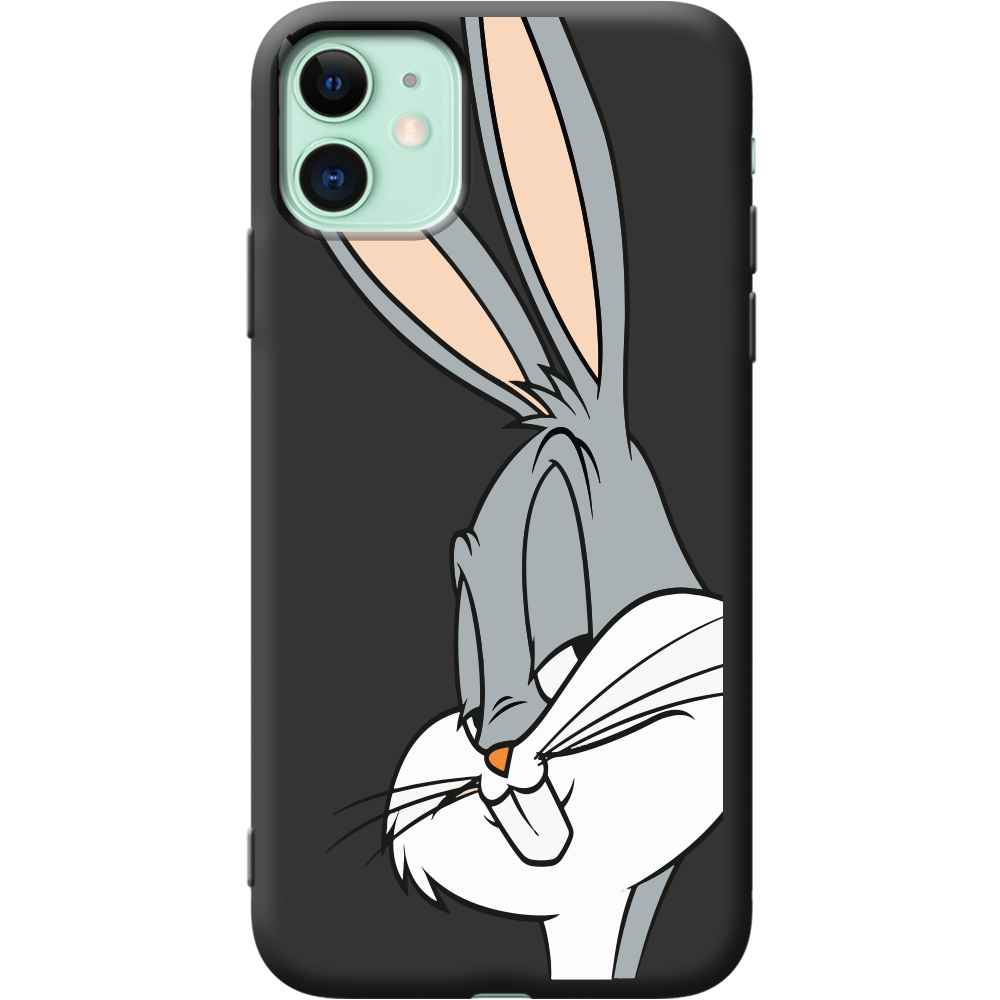 Чехол Boxface iPhone 11 Lucky Rabbit Черный силикон (38184-bk81-38276)