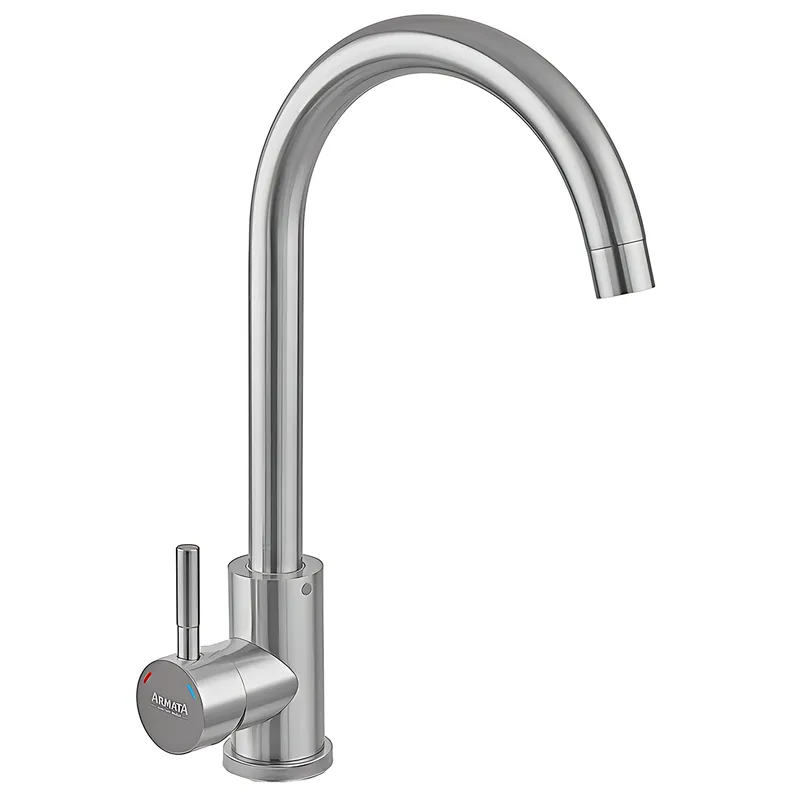 Змішувач для кухні Armata SUS-011N з нержавіючої сталі Хром (CH6485)