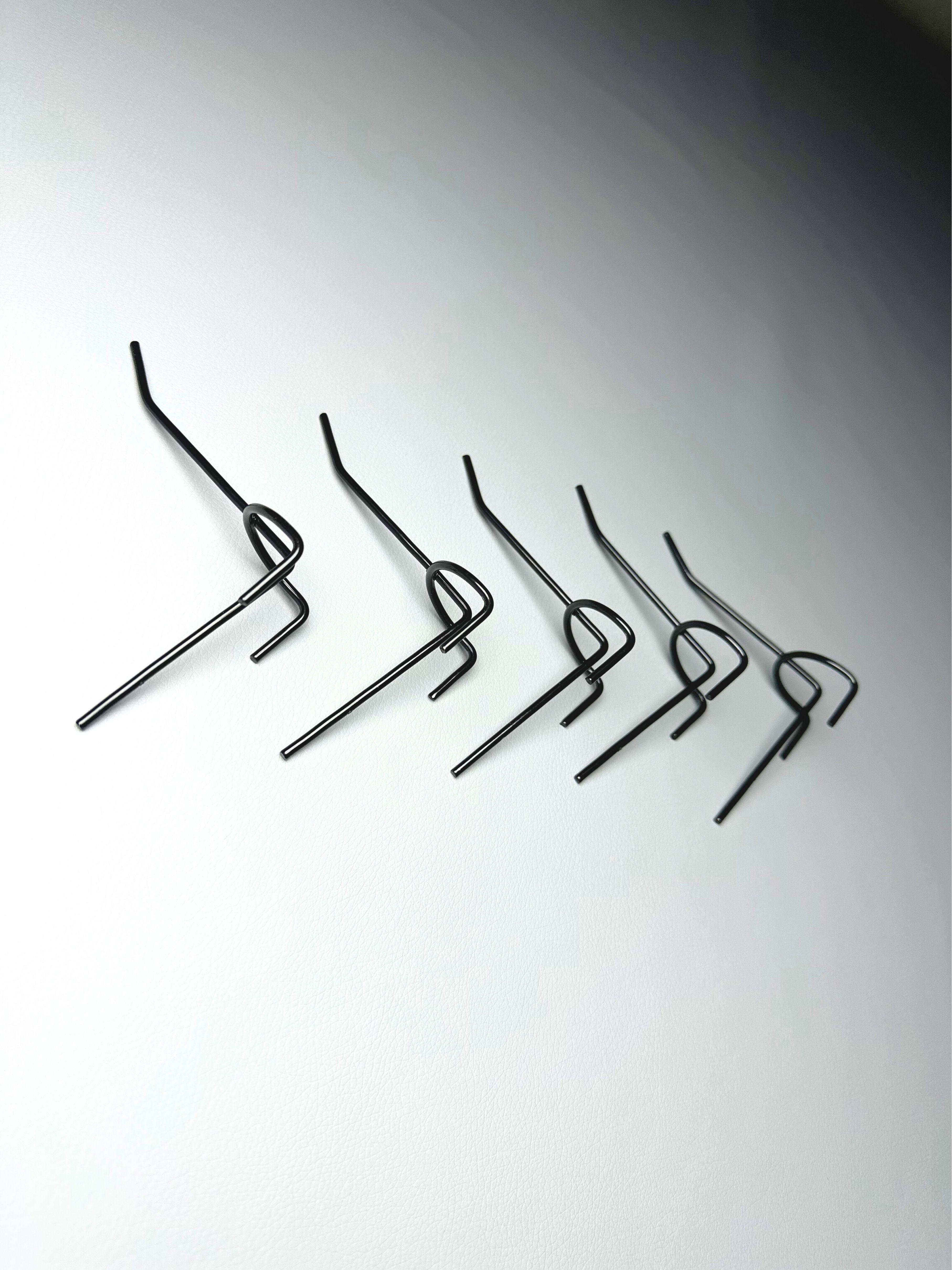Крючки металлические для мудбордов одинарные 5 см 5 шт. Черный (88365м) - фото 1 Крючки металлические для мудбордов одинарные 5 см 5 шт. Черный (88365м) - фото 1