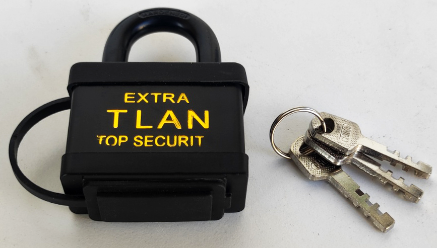 Замок навесной прорезиненный EXTRA TLAN 40 мм (2952) - фото 3 Замок навесной прорезиненный EXTRA TLAN 40 мм (2952) - фото 3