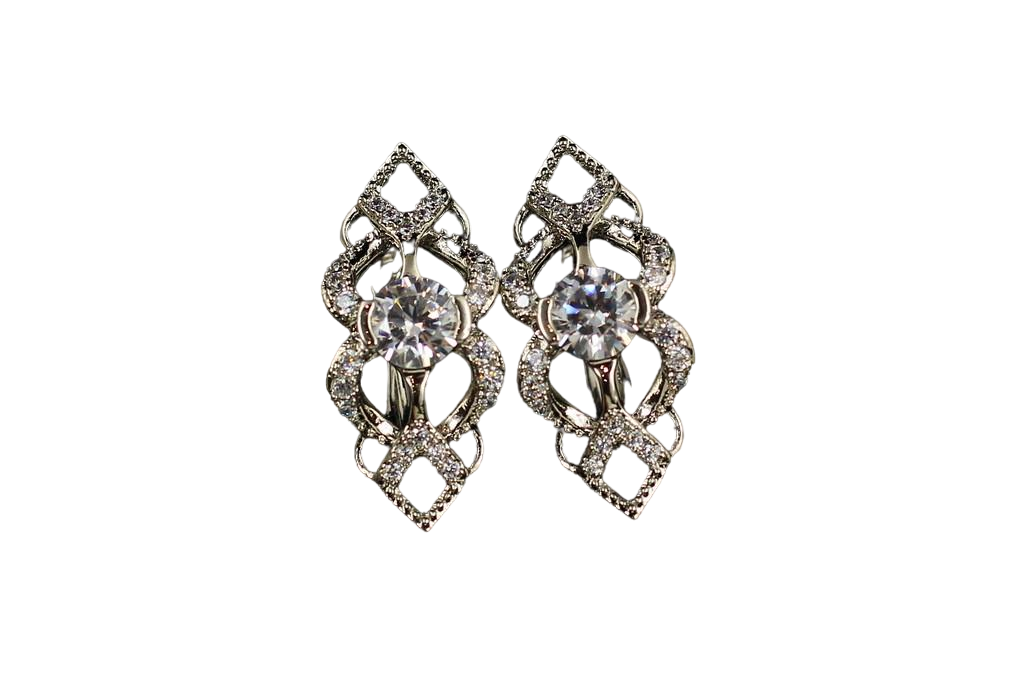 Серьги Xuping Jewelry Готика 2,2 см Серебристый (2142282409)