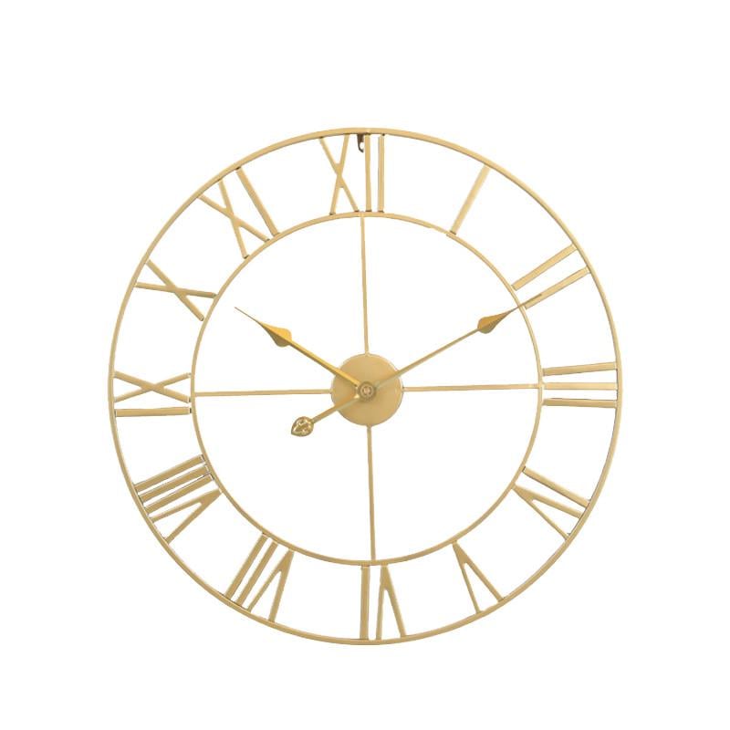 Годинник настінний Quarts Loft3-G металевий 70 см Золотистий (2732734834)